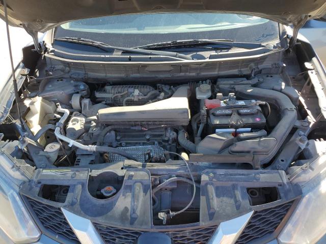 KNMAT2MV4FP585940 - 2015 NISSAN ROGUE S SILVER photo 12