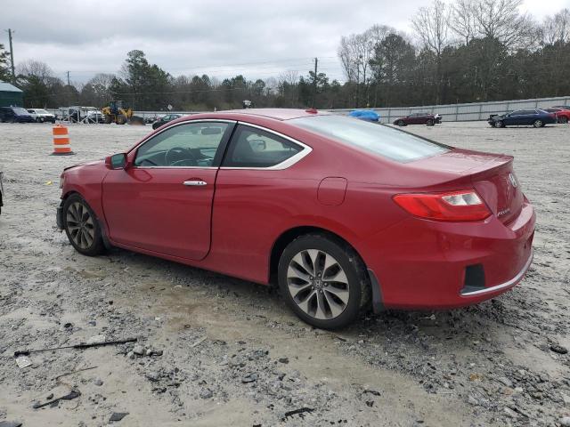 1HGCT1B85DA015351 - 2013 HONDA ACCORD EXL RED photo 2