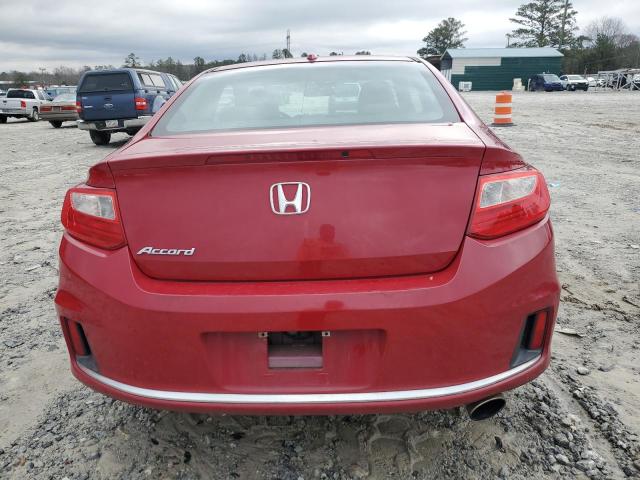 1HGCT1B85DA015351 - 2013 HONDA ACCORD EXL RED photo 6