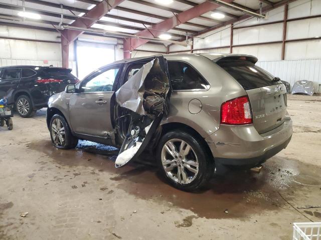 2FMDK4KC2DBE12723 - 2013 FORD EDGE LIMITED BROWN photo 2