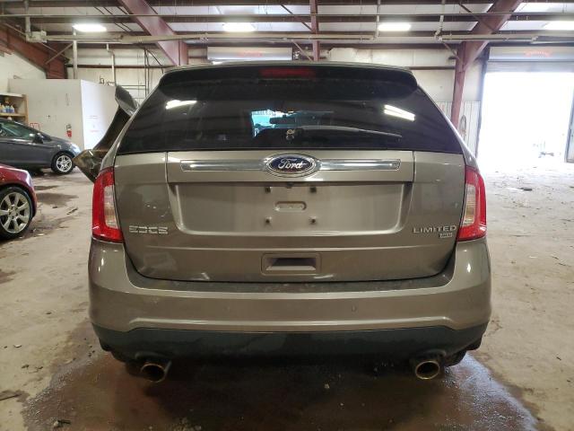 2FMDK4KC2DBE12723 - 2013 FORD EDGE LIMITED BROWN photo 6