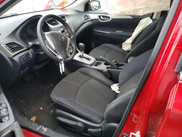 3N1AB7AP0EL621450 - 2014 NISSAN SENTRA S RED photo 7