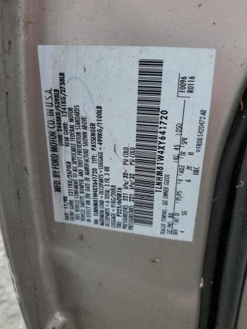 1LNHM81W4XY641720 - 1999 LINCOLN TOWN CAR EXECUTIVE Золотой фото 13