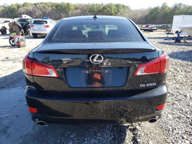 JTHBF5C27C5167043 - 2012 LEXUS IS 250 BLACK photo 6