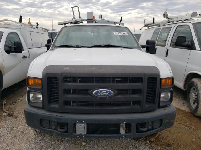 1FDSF30598EB35878 - 2008 FORD F350 SRW SUPER DUTY WHITE photo 5