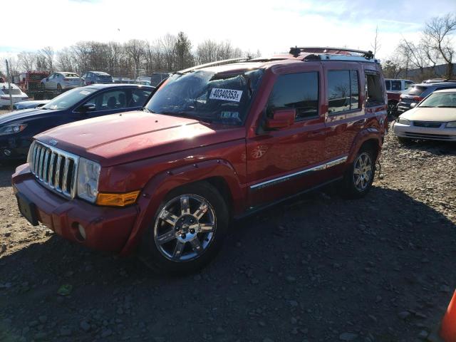 1J4RG5GT5AC137638 - 2010 JEEP COMMANDER LIMITED RED photo 1