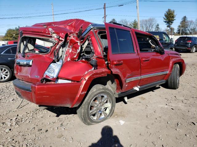 1J4RG5GT5AC137638 - 2010 JEEP COMMANDER LIMITED RED photo 3