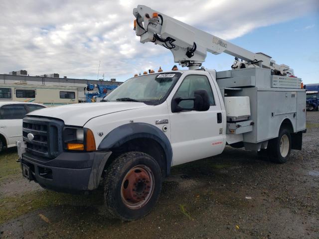 1FDXF46Y46EC16930 - 2006 FORD F450 SUPER DUTY WHITE photo 1