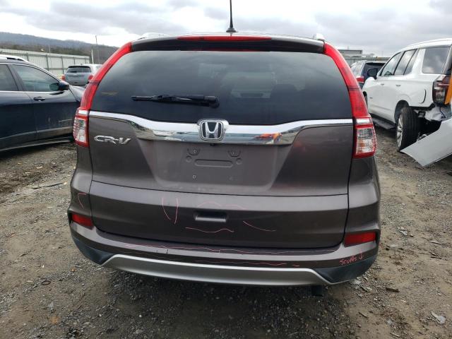 2HKRM3H76GH565512 - 2016 HONDA CR-V EXL GRAY photo 6