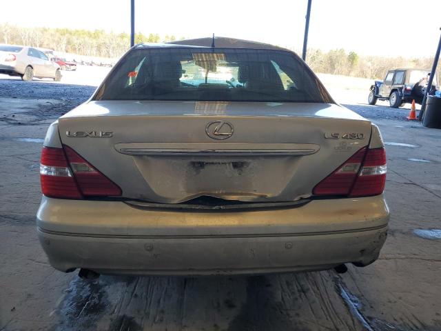 JTHBN36F865047181 - 2006 LEXUS LS 430 SILVER photo 6