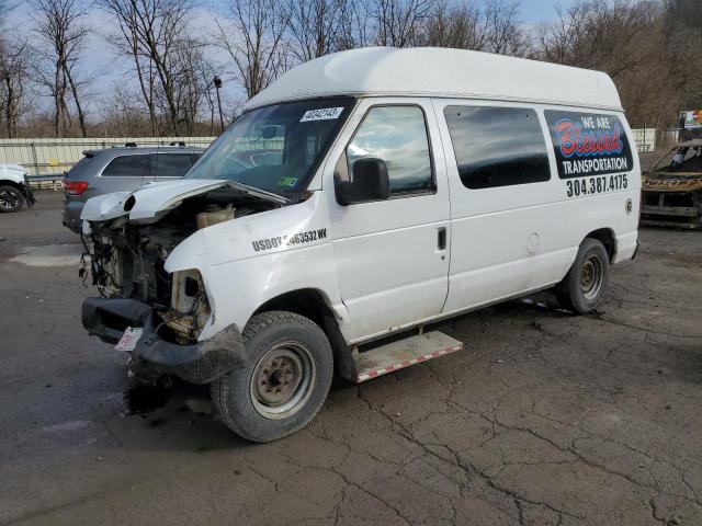 1FTNE1EW5EDA88683 - 2014 FORD ECONOLINE E150 VAN WHITE photo 1