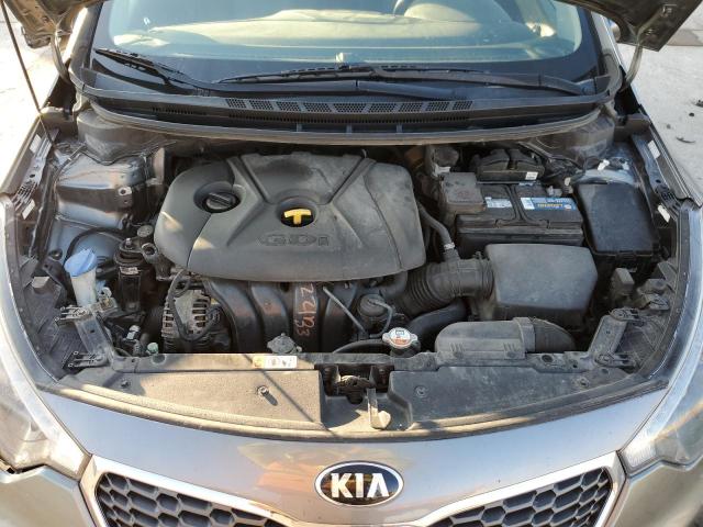 KNAFX4A89G5485668 - 2016 KIA FORTE EX GRAY photo 11