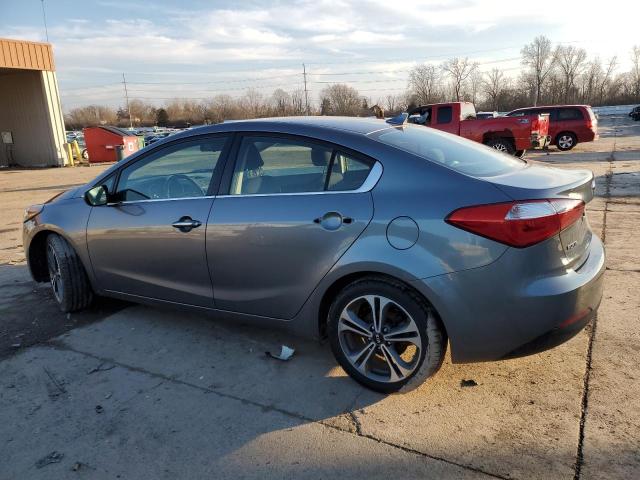 KNAFX4A89G5485668 - 2016 KIA FORTE EX GRAY photo 2