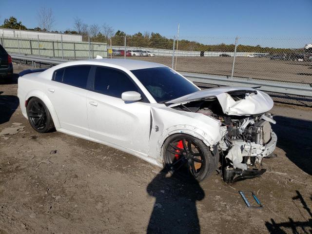 2C3CDXL91LH227934 - 2020 DODGE CHARGER SRT HELLCAT WHITE photo 4