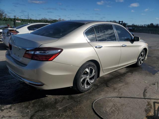 1HGCR2F32GA181687 - 2016 HONDA ACCORD LX BEIGE photo 3