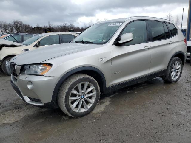 5UXWX9C53E0D22187 - 2014 BMW X3 XDRIVE28I SILVER photo 1