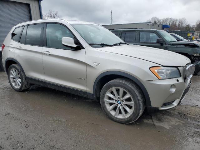 5UXWX9C53E0D22187 - 2014 BMW X3 XDRIVE28I SILVER photo 4