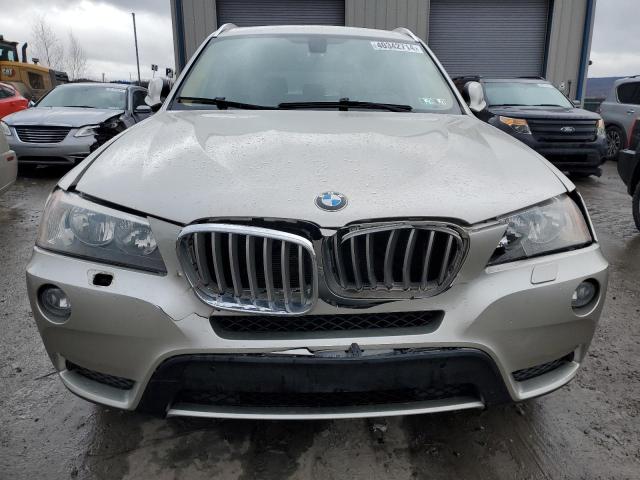 5UXWX9C53E0D22187 - 2014 BMW X3 XDRIVE28I SILVER photo 5