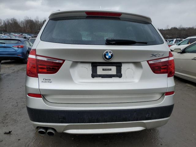 5UXWX9C53E0D22187 - 2014 BMW X3 XDRIVE28I SILVER photo 6