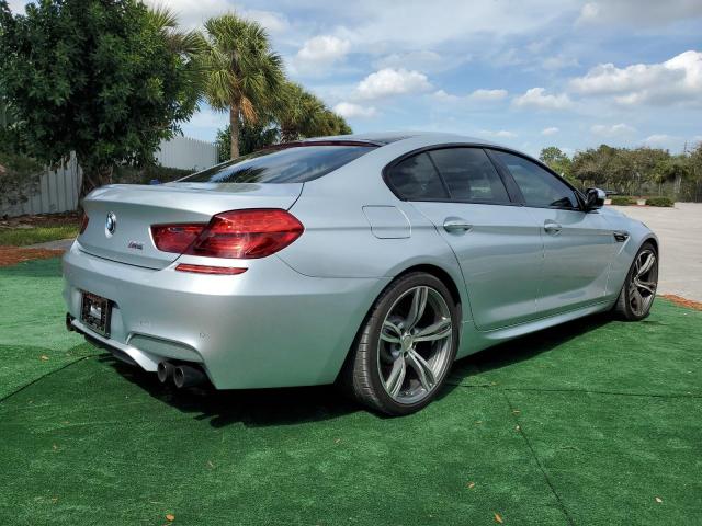 WBS6C9C51FD468035 - 2015 BMW M6 GRAN COUPE SILVER photo 3