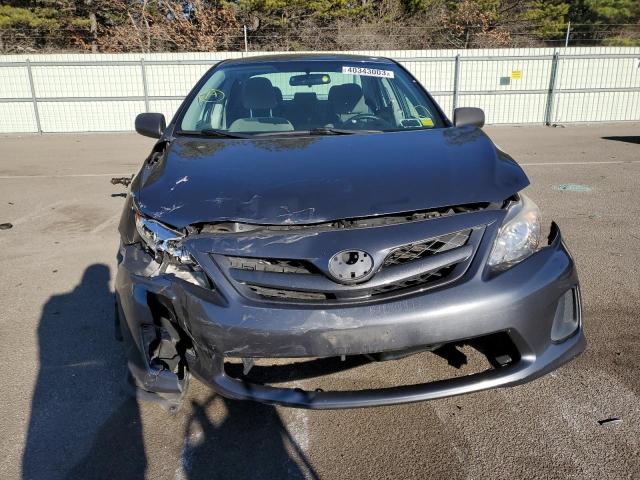 2T1BU4EEXCC801876 - 2012 TOYOTA COROLLA BASE GRAY photo 5