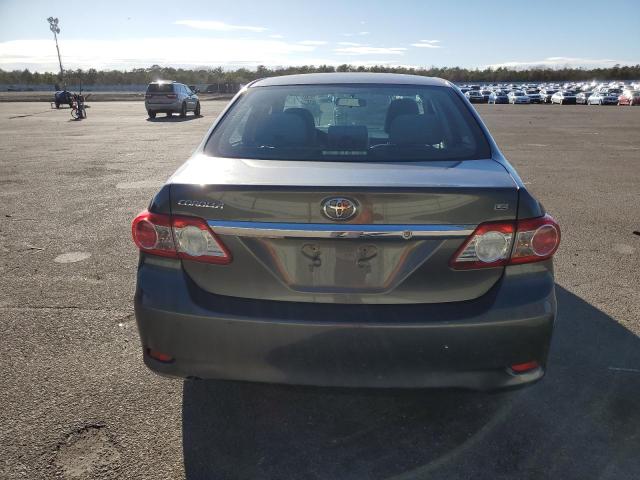 2T1BU4EEXCC801876 - 2012 TOYOTA COROLLA BASE GRAY photo 6