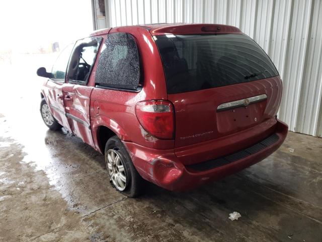 1C4GP45R05B419910 - 2005 CHRYSLER TOWN & COU წითელი ფოტო 3