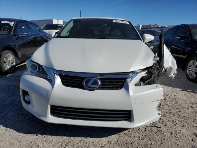 JTHKD5BH6C2094891 - 2012 LEXUS CT 200 WHITE photo 5