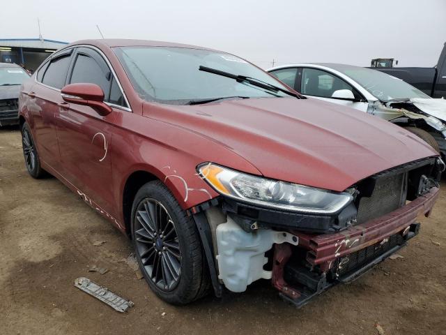 3FA6P0HD1ER156574 - 2014 FORD FUSION SE ORANGE photo 4