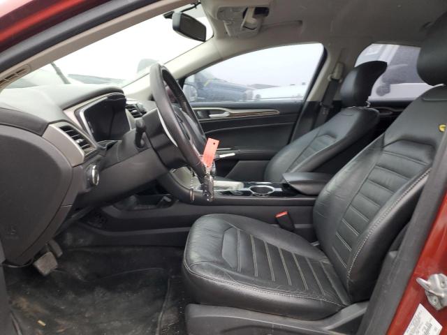 3FA6P0HD1ER156574 - 2014 FORD FUSION SE ORANGE photo 7