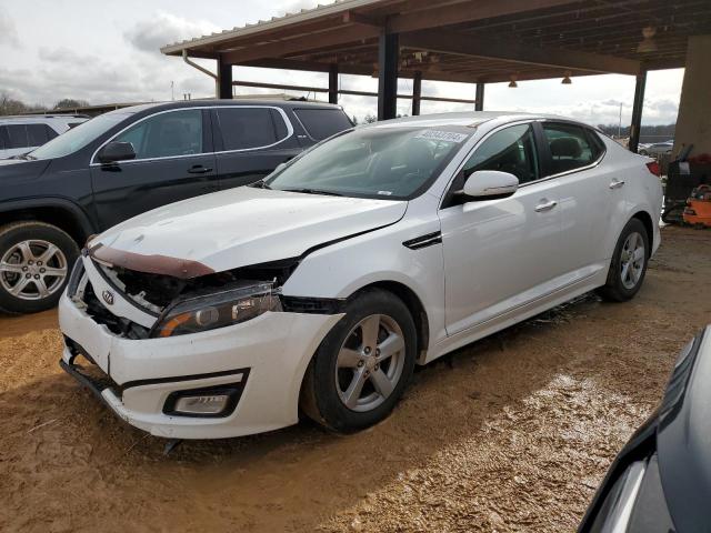 5XXGM4A7XEG324925 - 2014 KIA OPTIMA LX WHITE photo 1