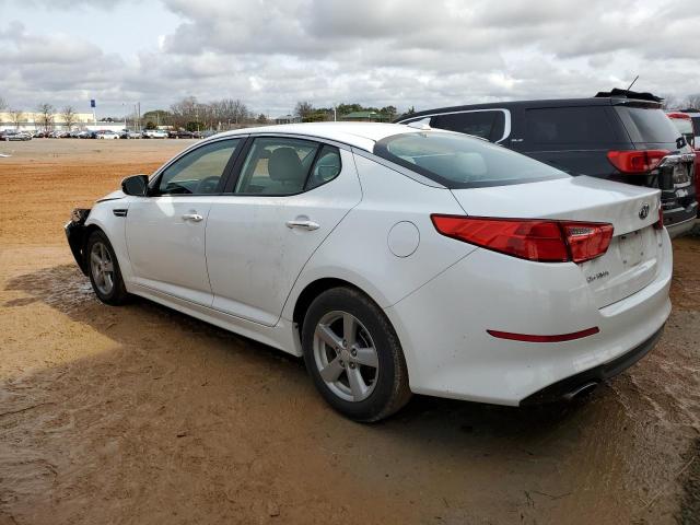 5XXGM4A7XEG324925 - 2014 KIA OPTIMA LX WHITE photo 2