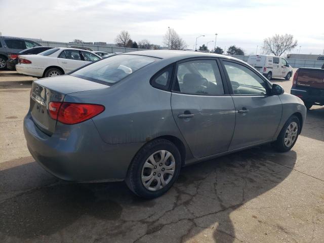 KMHDU4AD8AU836272 - 2010 HYUNDAI ELANTRA BLUE GRAY photo 3