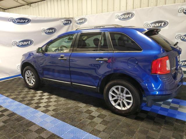 2FMDK3GC7DBE17337 - 2013 FORD EDGE SE BLUE photo 2