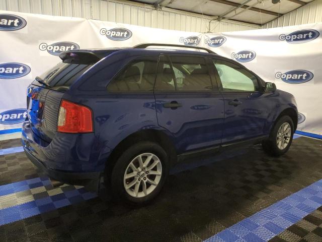 2FMDK3GC7DBE17337 - 2013 FORD EDGE SE BLUE photo 3