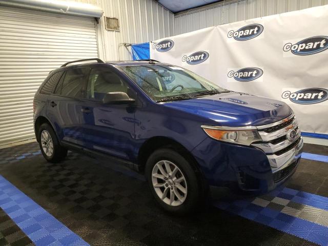 2FMDK3GC7DBE17337 - 2013 FORD EDGE SE BLUE photo 4