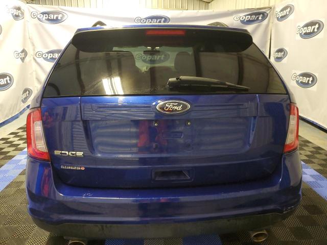 2FMDK3GC7DBE17337 - 2013 FORD EDGE SE BLUE photo 6