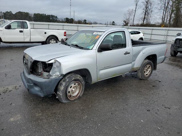 5TENX22N27Z395394 - 2007 TOYOTA TACOMA SILVER photo 1