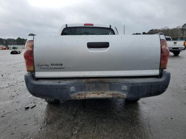 5TENX22N27Z395394 - 2007 TOYOTA TACOMA SILVER photo 6