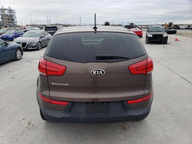 KNDPB3AC1E7593336 - 2014 KIA SPORTAGE BASE BROWN photo 6