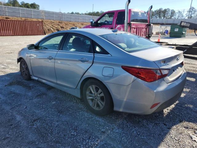 5NPEB4AC9EH851451 - 2014 HYUNDAI SONATA GLS SILVER photo 2