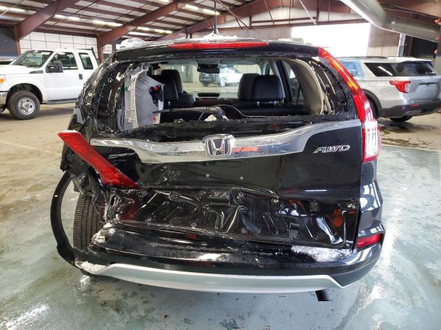 5J6RM4H91GL006768 - 2016 HONDA CR-V TOURING BLACK photo 6