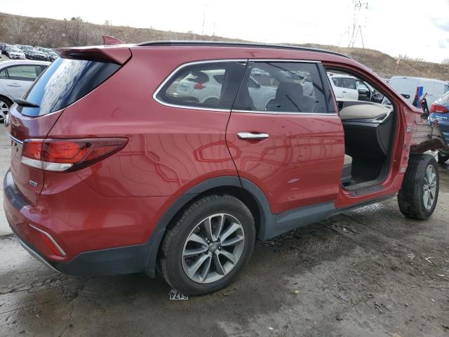 KM8SMDHF0HU193991 - 2017 HYUNDAI SANTA FE SE RED photo 3