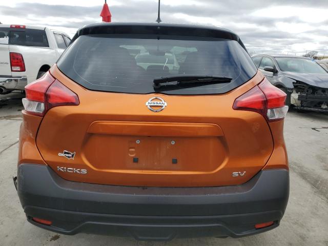 3N1CP5CU8KL553668 - 2019 NISSAN KICKS S ORANGE photo 6