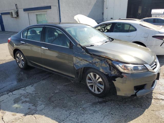 1HGCR2F34FA059377 - 2015 HONDA ACCORD LX GRAY photo 4