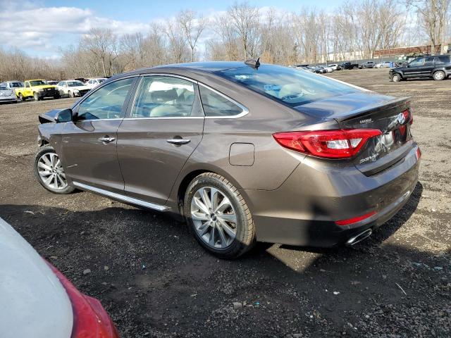 5NPE34AF5GH327255 - 2016 HYUNDAI SONATA SPORT BROWN photo 2