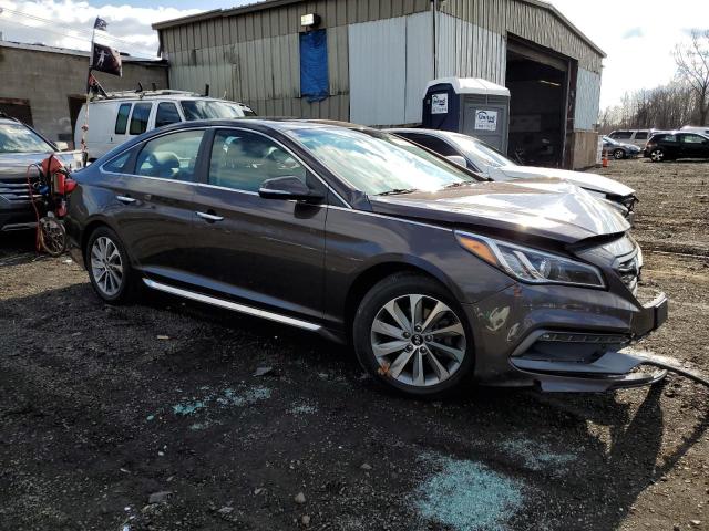 5NPE34AF5GH327255 - 2016 HYUNDAI SONATA SPORT BROWN photo 4