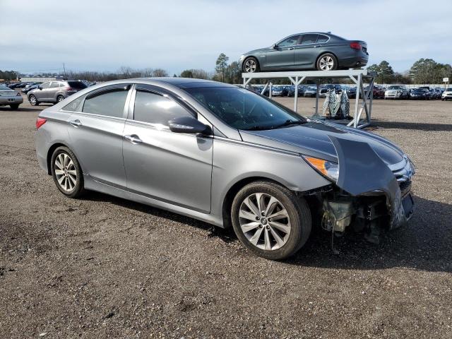 5NPEC4AC5EH838791 - 2014 HYUNDAI SONATA SE GRAY photo 4