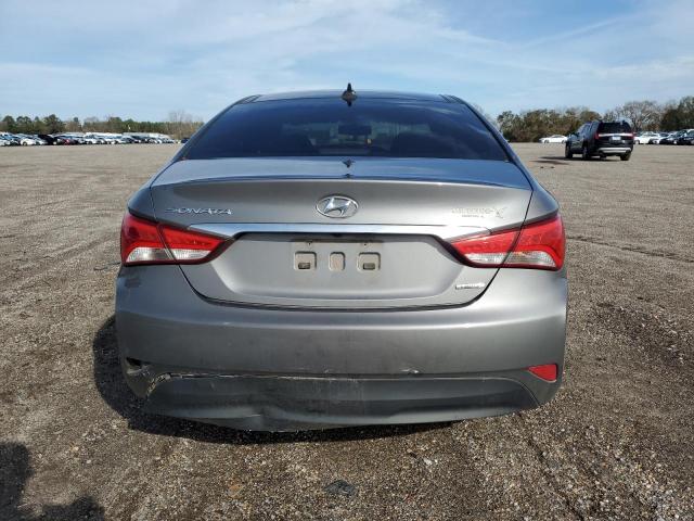 5NPEC4AC5EH838791 - 2014 HYUNDAI SONATA SE GRAY photo 6