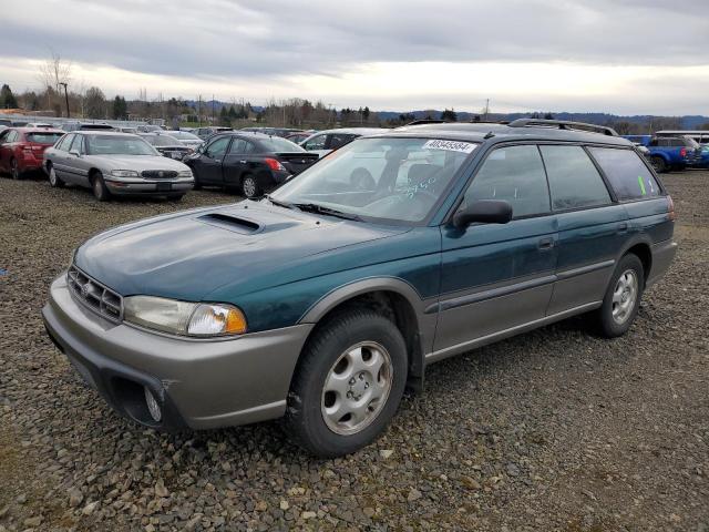 4S3BG6851X7634538 - 1999 SUBARU LEGACY OUTBACK GREEN photo 1